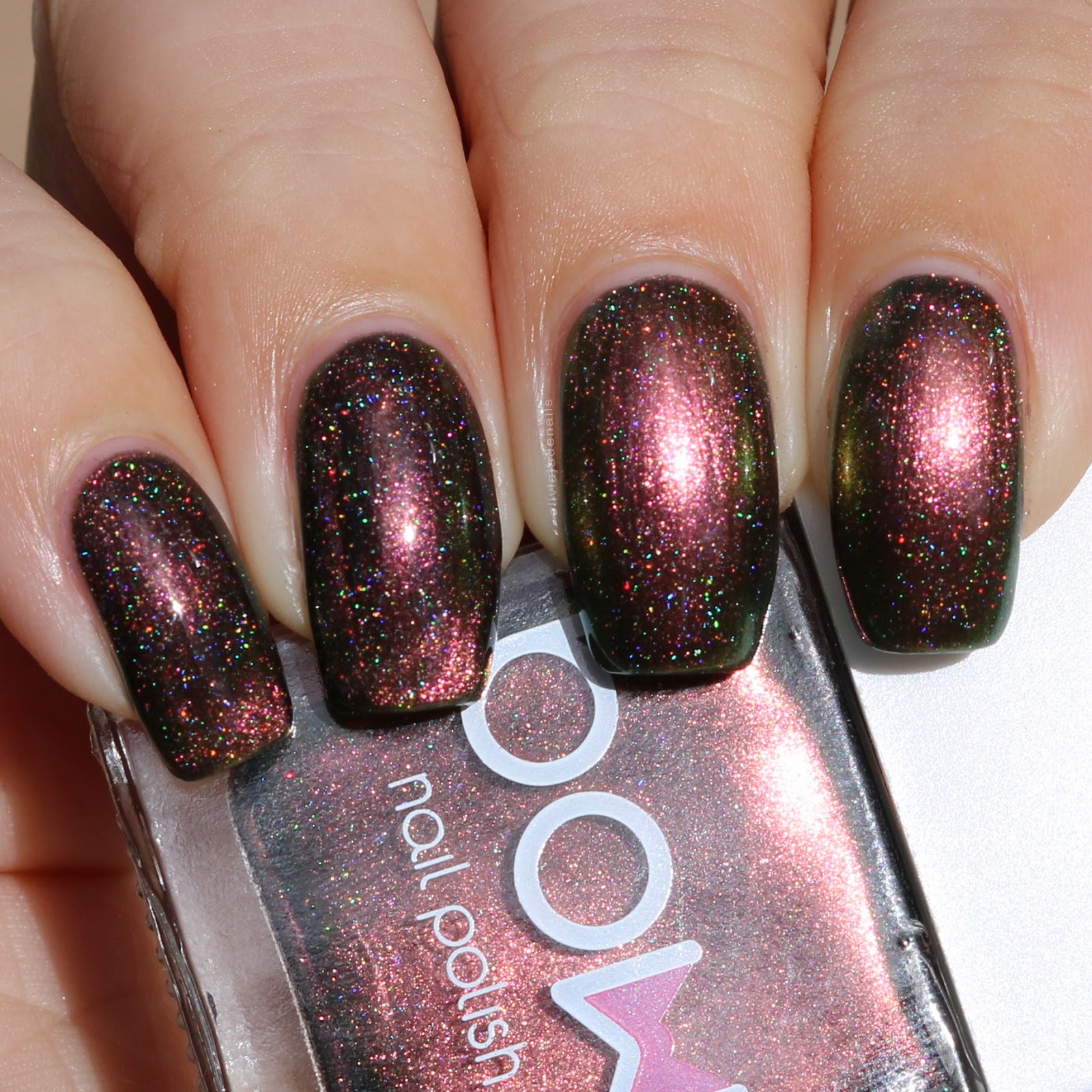 Bow Nail Polish Meteorite Holo swatched by Olivia Jade Nails