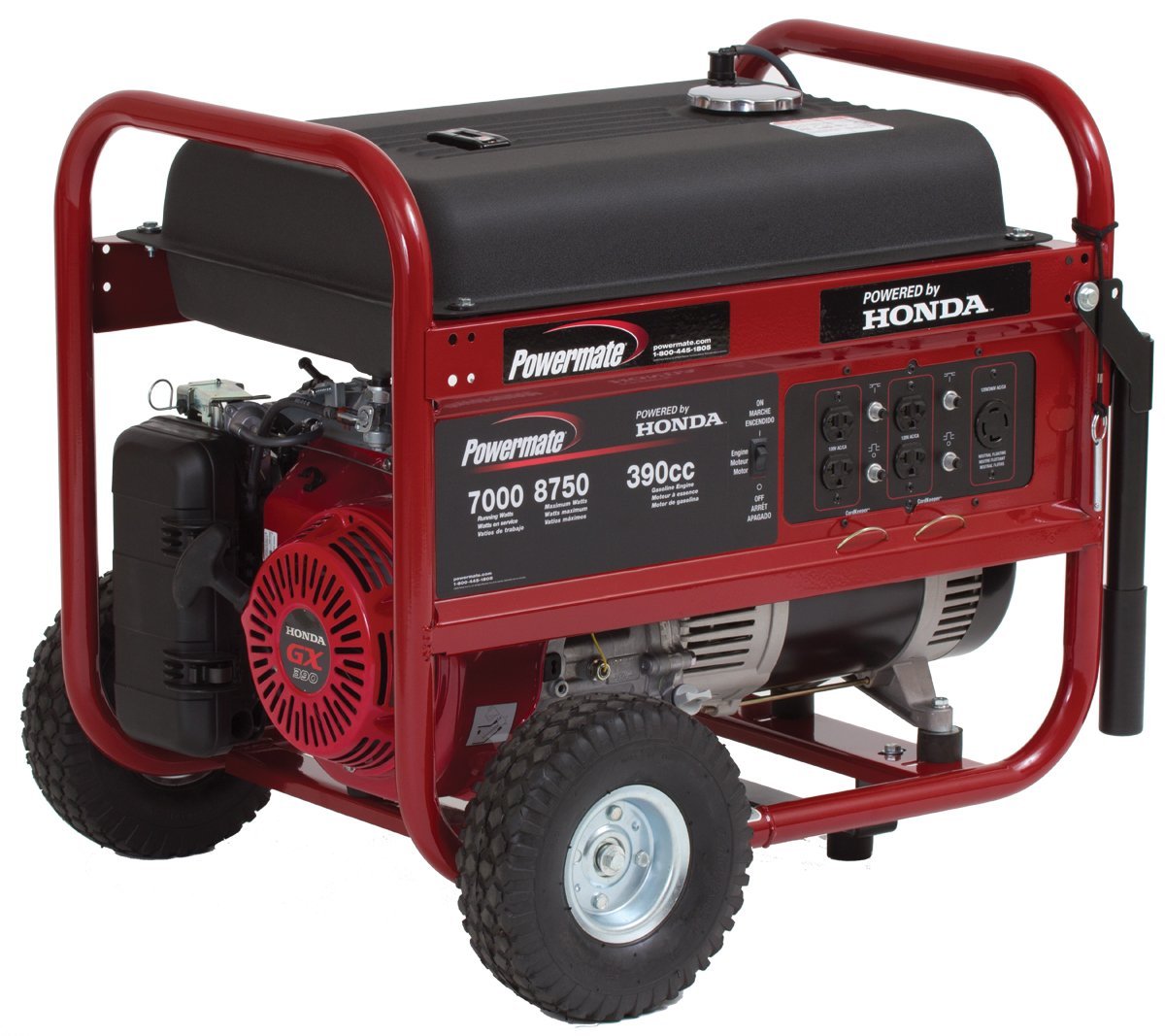 Powermate PM0497000.04 8,750 Watt 389cc 13HP Honda GX390 Gas Powered