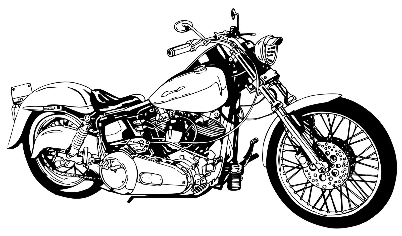 vintage motorcycle clipart - photo #21