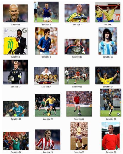  أفضل عشرون لاعبا في تاريخ كأس العالم لكرة القدم Roi du FootBall