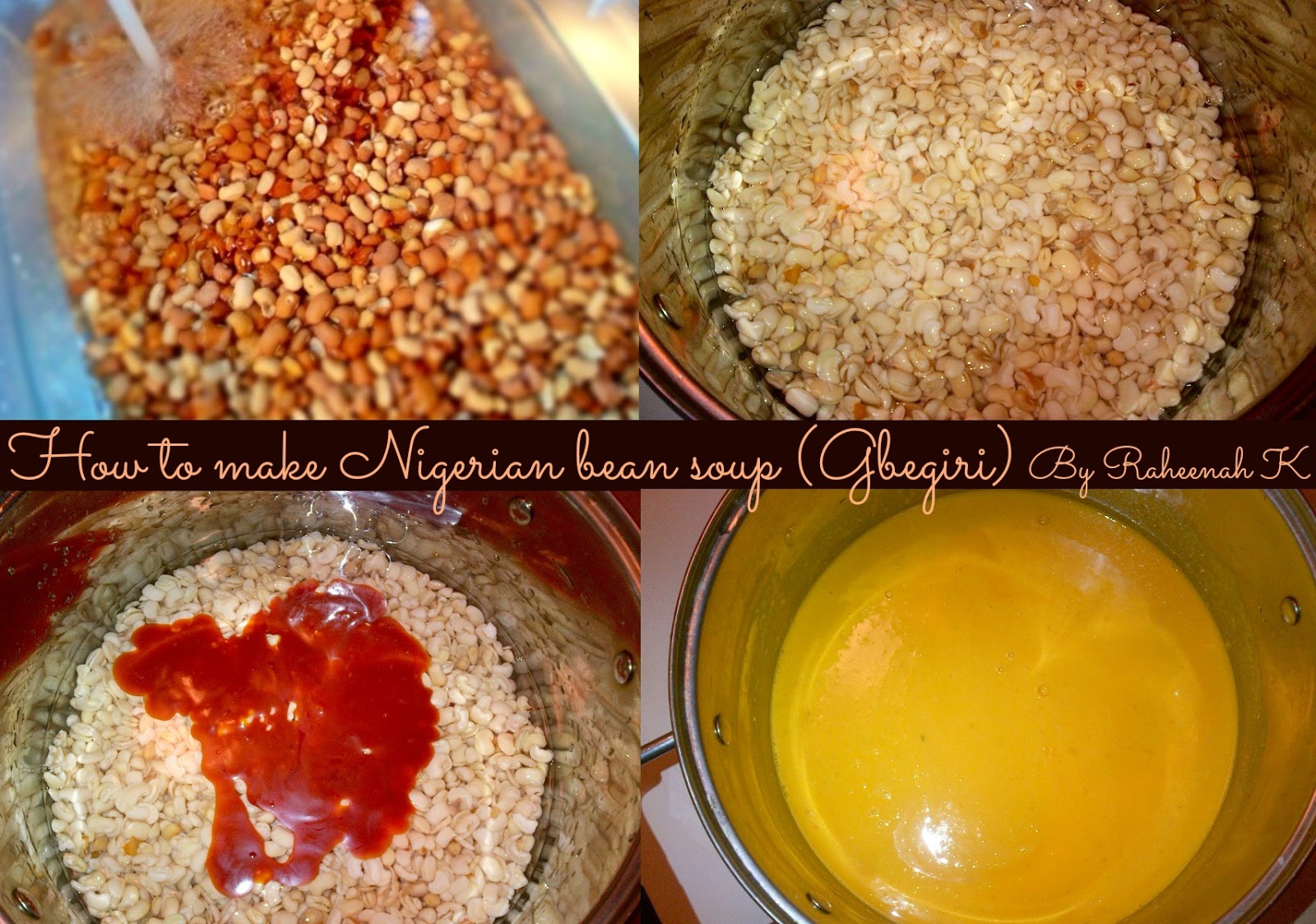 RECIPE How to make Nigerian bean soup (Gbegiri) from scratch