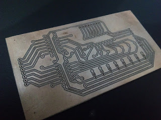 At a end of PCB fabrication