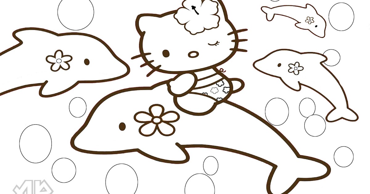 Mewarnai Hello Kitty Belajar Mewarnai Gambar 