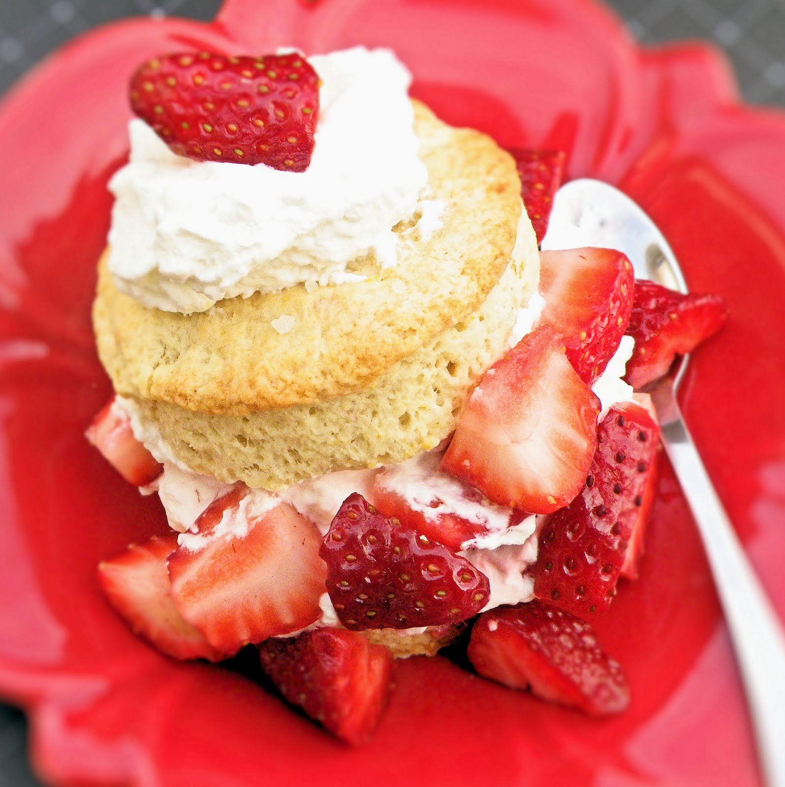 Vittles and Bits: Limoncello &amp; Sour Cream Strawberry Shortcakes