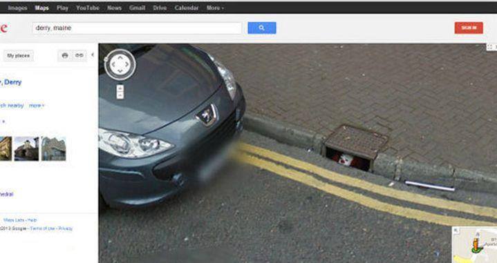 Talk Stephen King: Pennywise On Google Maps