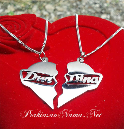 Kalung Nama Monel | Perhiasan Nama Cantik