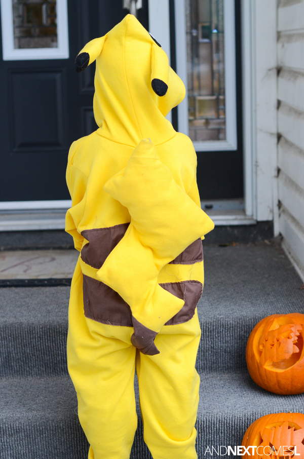 Homemade Pikachu Costume  And Next Comes L - Hyperlexia Resources