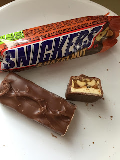 snickers and hazelnut