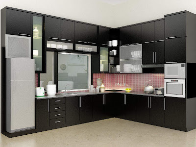 Gambar Kitchen Set Rumah Minimalis Modern Model Terbaru 