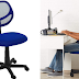 AmazonBasics Low-Back Computer Chair - Blue