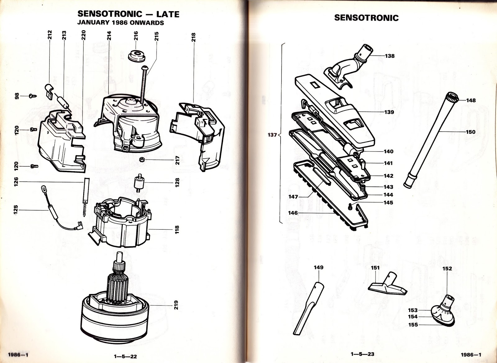 Hoover Service Manual 1987