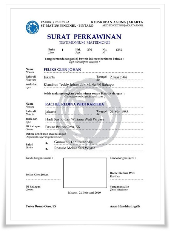 Contoh Surat nikah siri 2019 Kumpulan Contoh Surat Lengkap