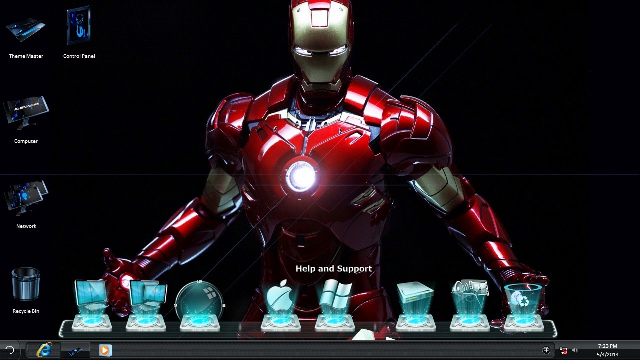 Iron Man 3 Theme For Windows 7 8 8 1 