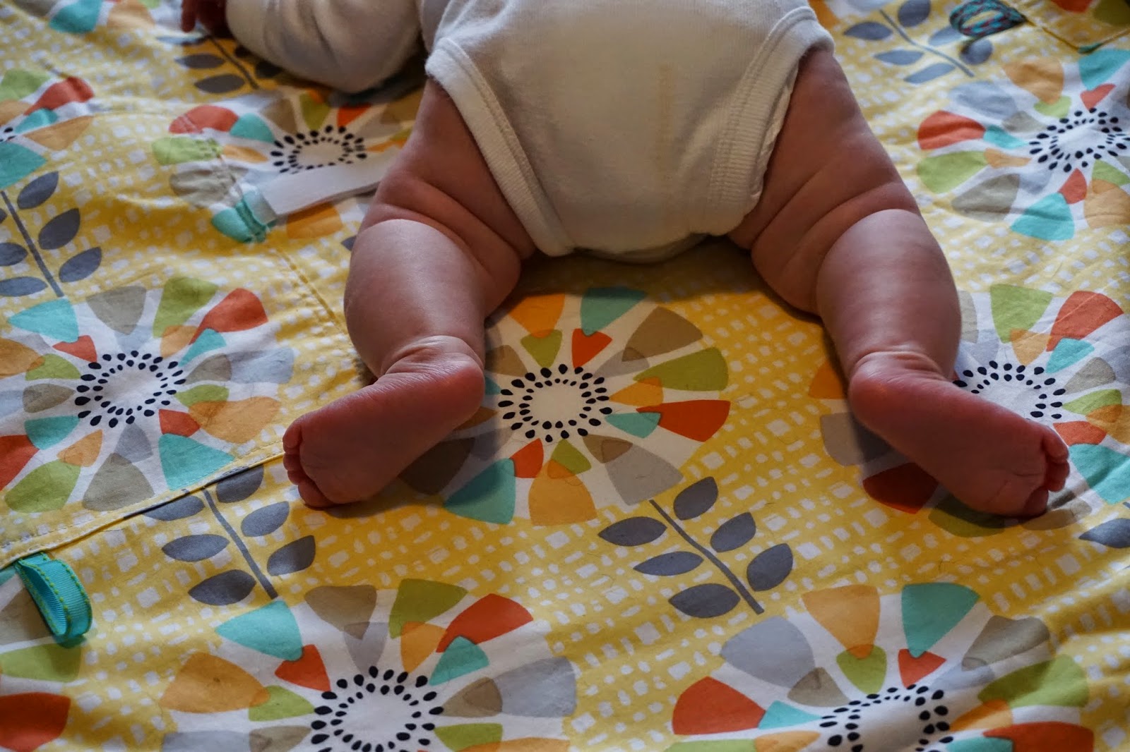 Miss French Fry Makes Art Baby Blankets.