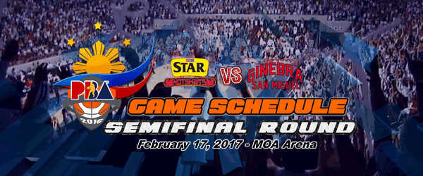 List of PBA Game(s) Friday February 17, 2017 @ MOA Arena List of PBA Game(s) Friday February 17, 2017 @ MOA Arena