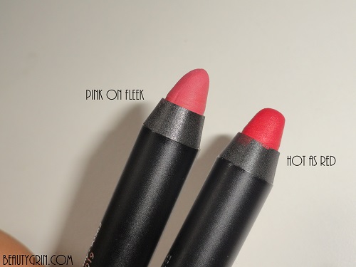 Nykaa Matte-ilicious Crayon Lipstick in Pink On Fleek Lip Swatch