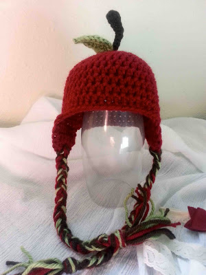 Made by Me. Shared with you.: Free Pattern Friday: Crocheted Apple Hat ...