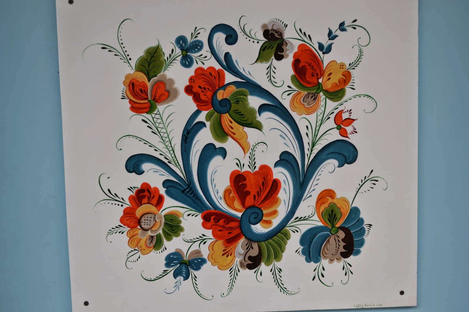 Run 'n Stitch: Rosemaling