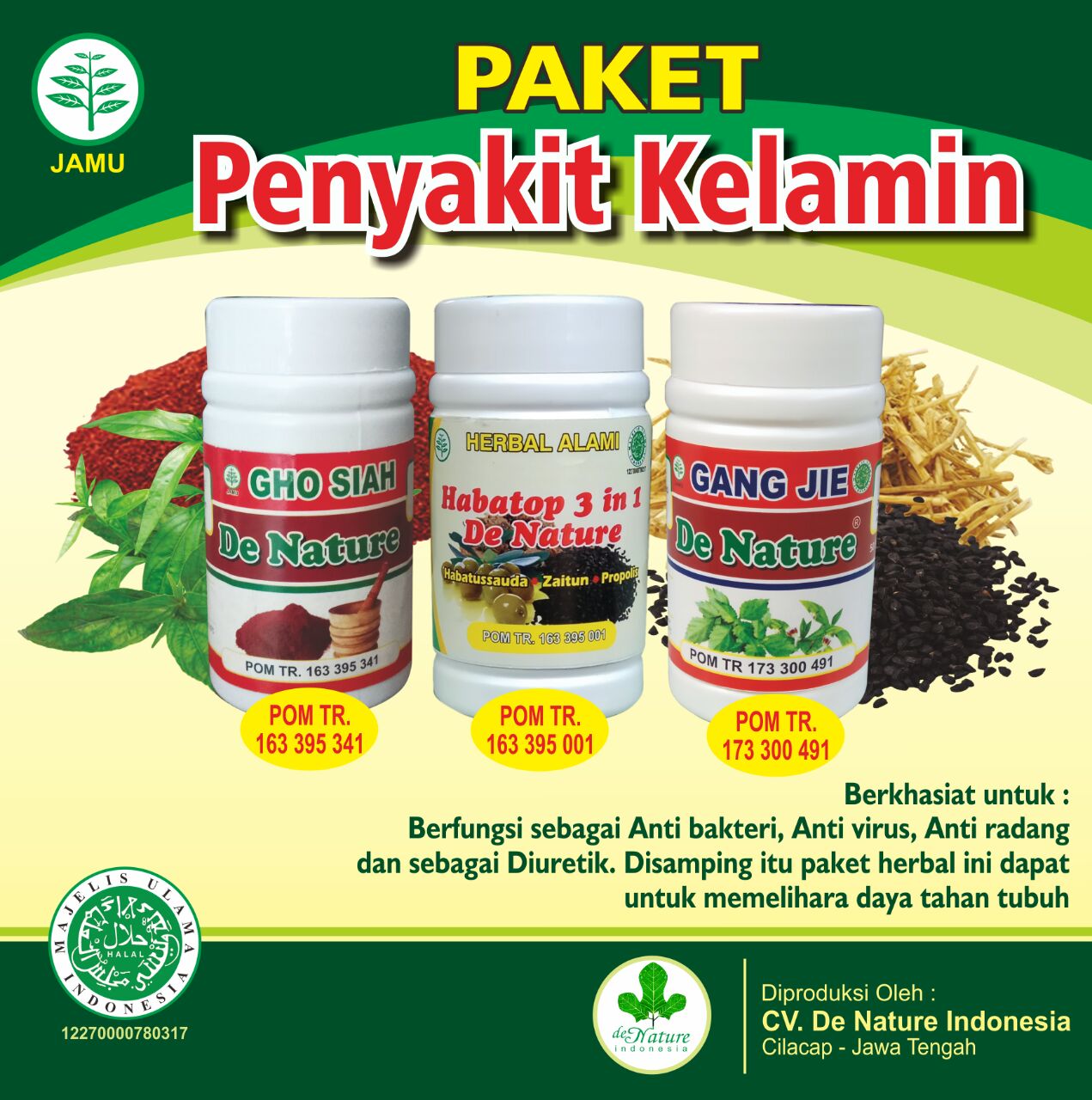 Obat Sipilis (Raja Singa) atau Gonore De Nature