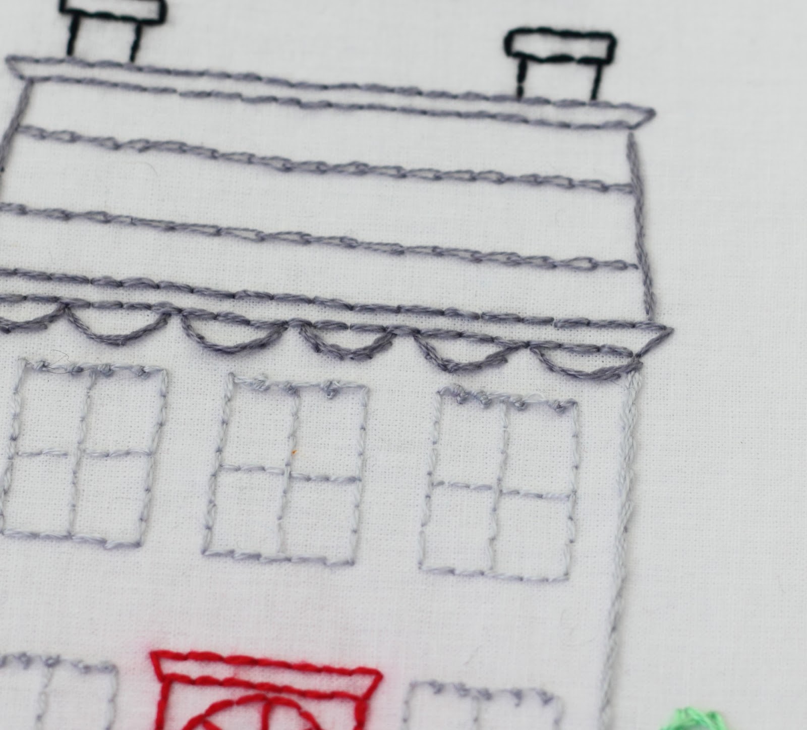 big B Home Sweet Home Embroidery Stitching