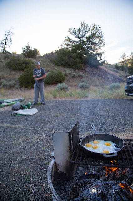 Rex Hale, camp breakfast