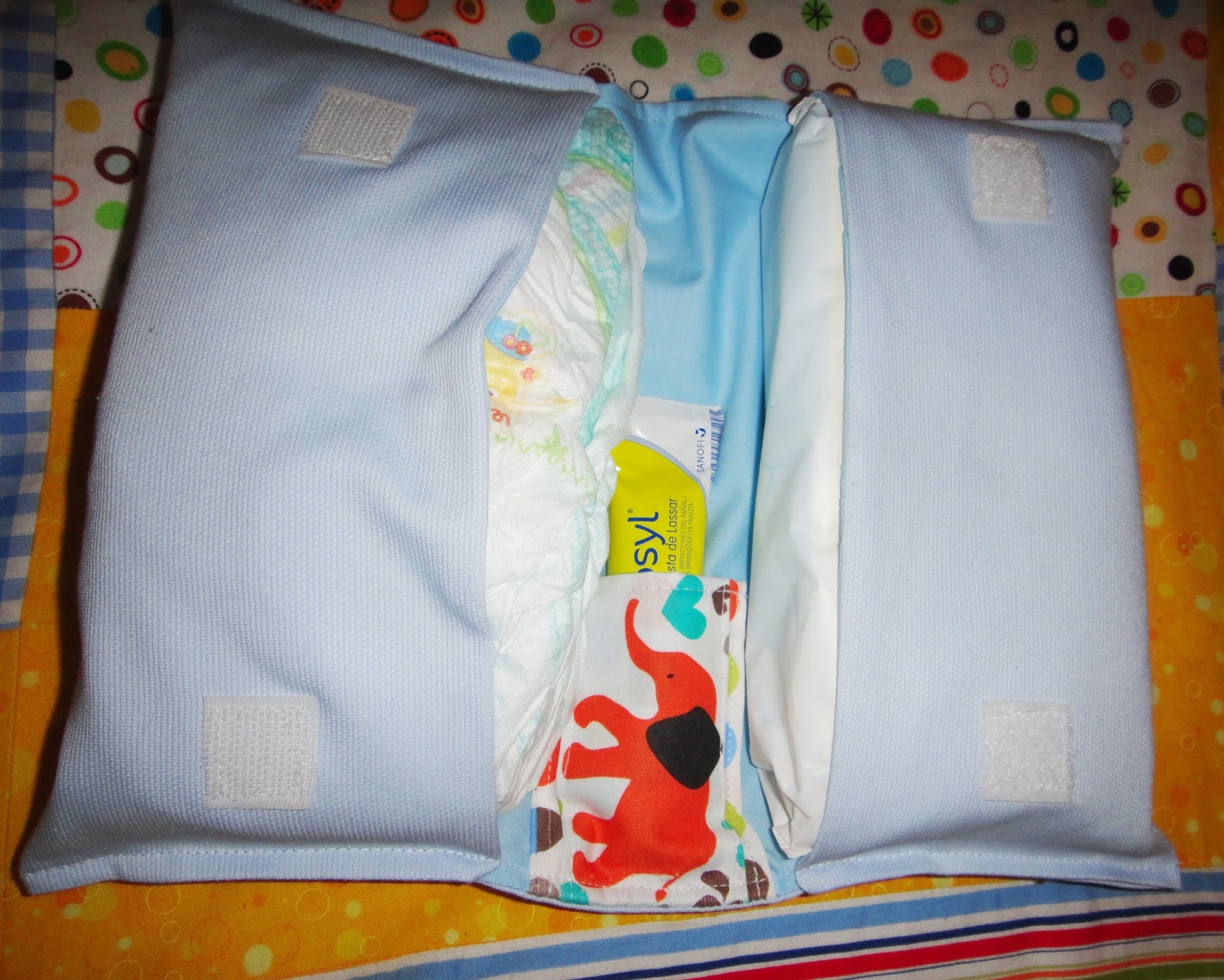 El taller de Naidú Bolsa guarda pañales.