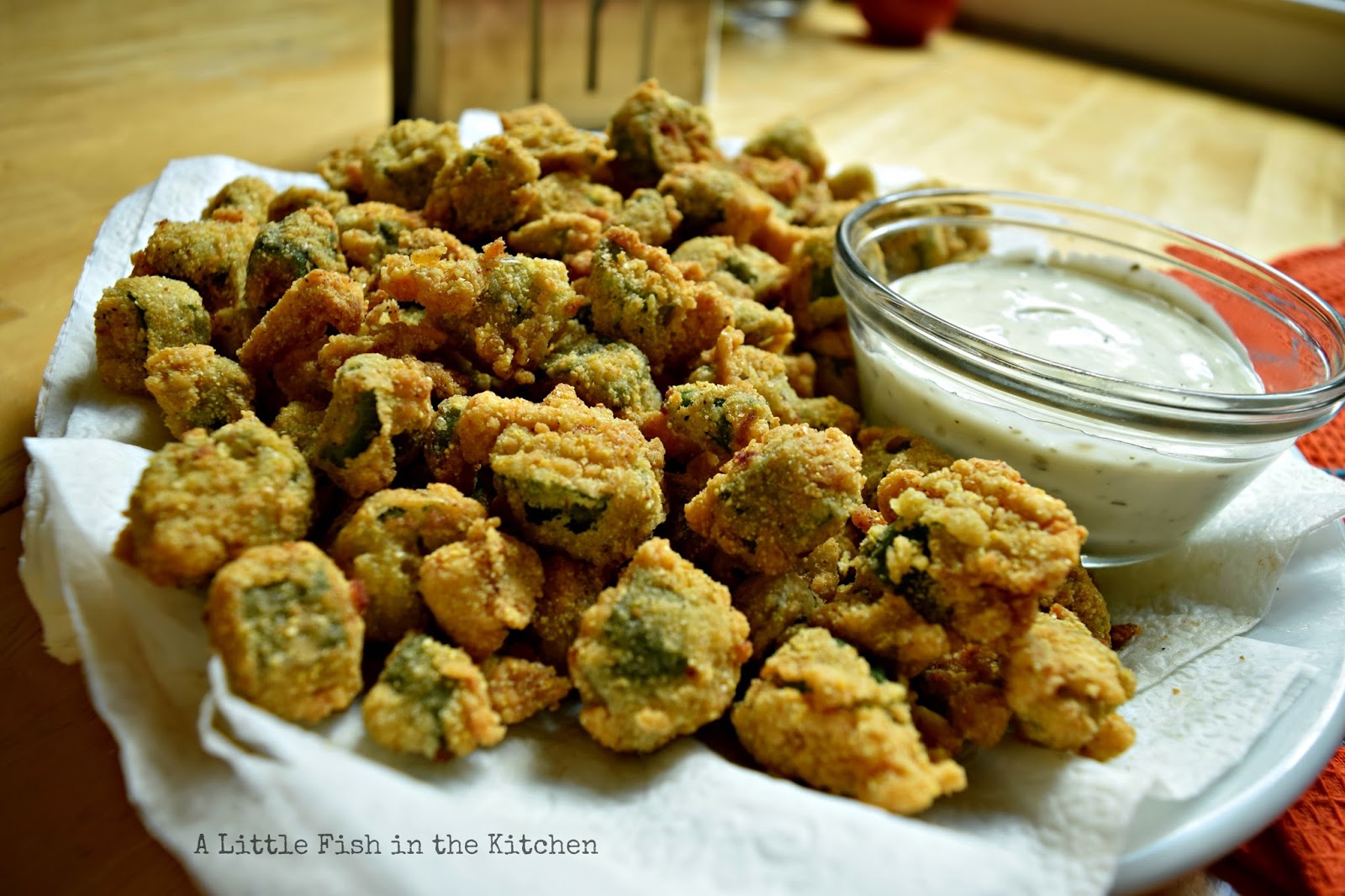 Crispy Fried Okra A Little Fish in the Kitchen