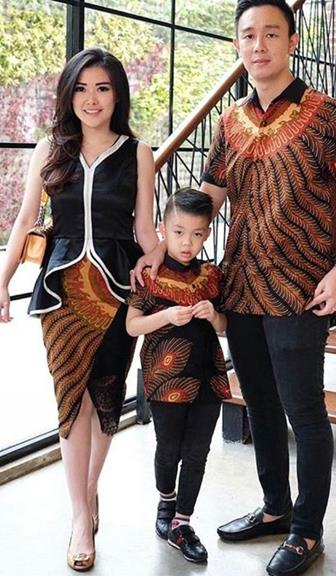Model Baju Batik Couple Keluarga