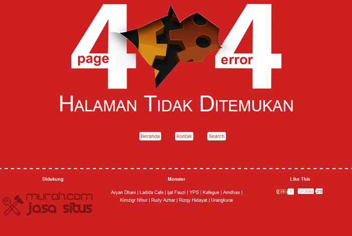 Custom Error 404 Blogspot | Custom Error 404 Blogger | Cara Membuat Custom Error 404 Blogspot