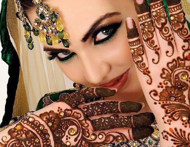 Latest Mehndi/Henna Designs For Indian And Pakistani Brides From 2014