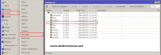 Tutorial Cara Enable Disable Package Mikrotik Tutorial Cara Enable Disable Package Mikrotik