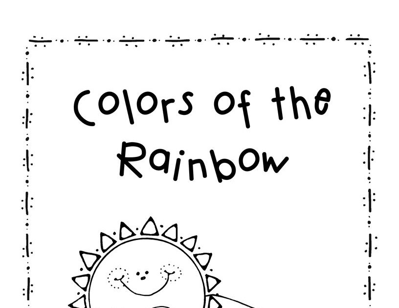 Clip Art by Carrie Teaching First Colors of the Rainbow Book