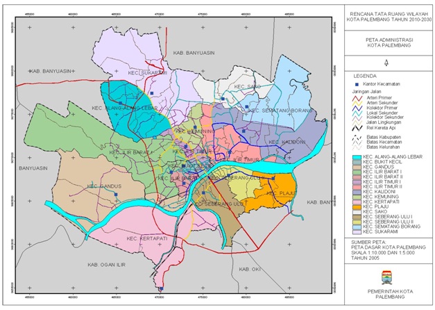 Peta Kota Palembang – newstempo