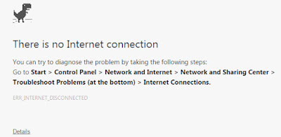 There is no Internet Connection