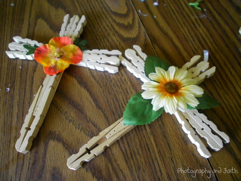 Photography and Faith Clothespin Crosses