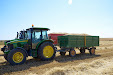 Harvesting barley 2013 with Claas Lexion