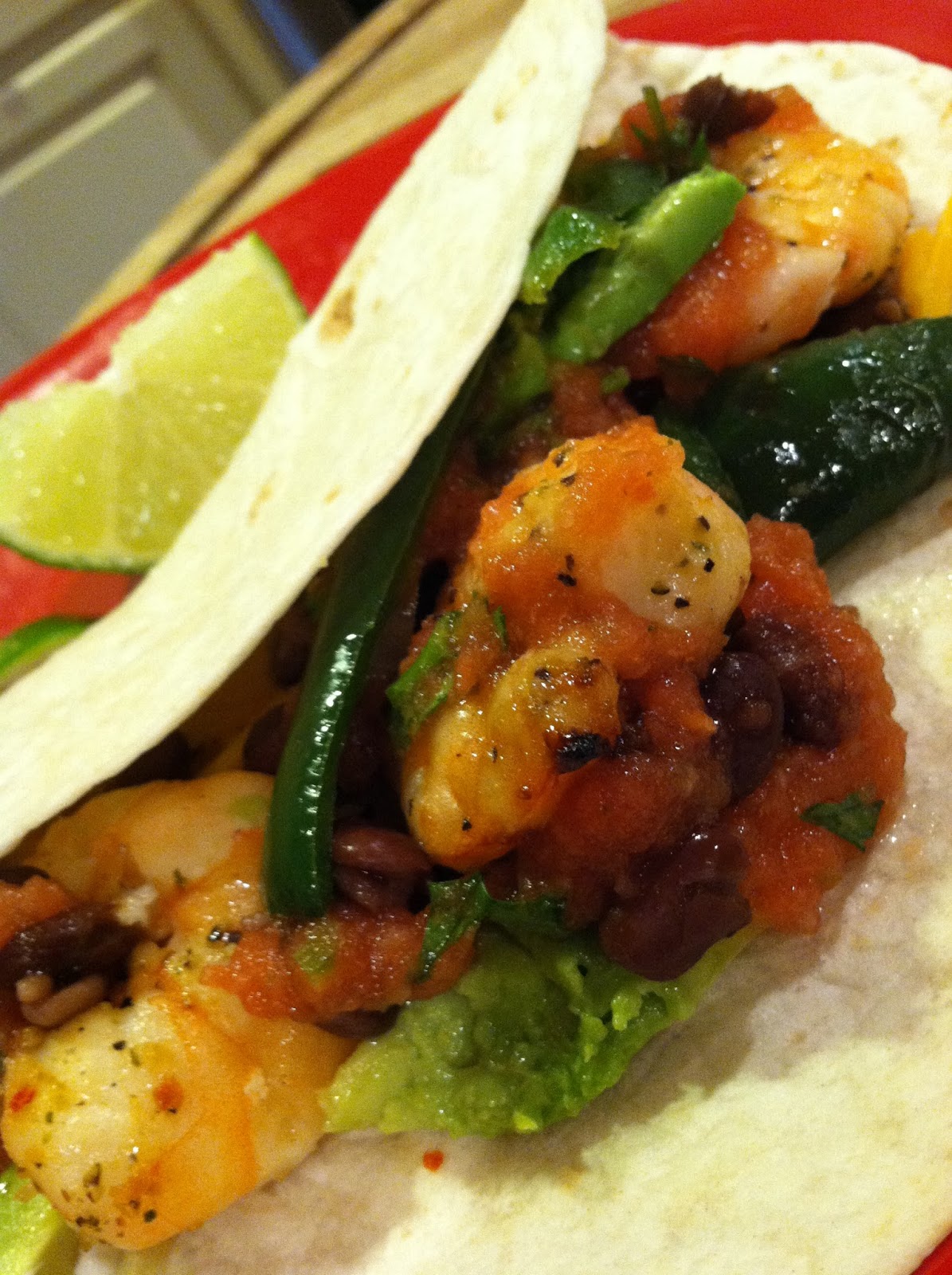 Dream Home Cooking Girl My Shrimp Tacos and 10minute Blender Salsa