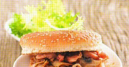 Hamburger with sausage recipe -Taste USA