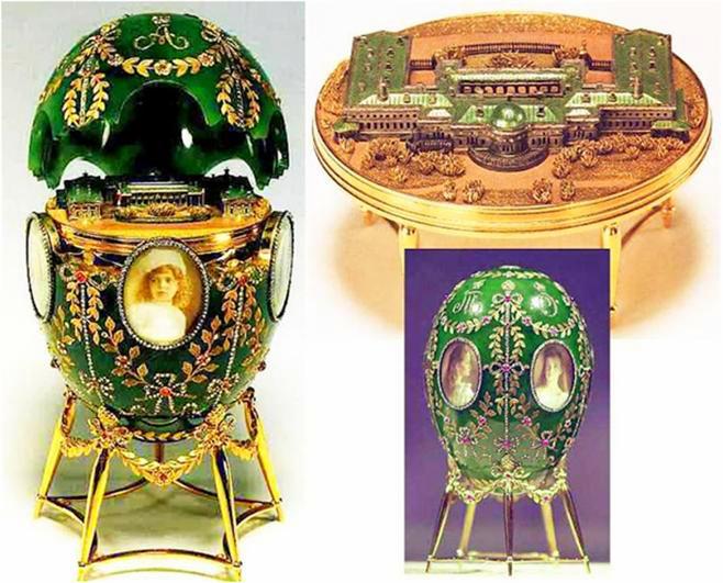 Foto de um Ovo de Fabergé - Palácio Foto de um Ovo de Fabergé - Palácio