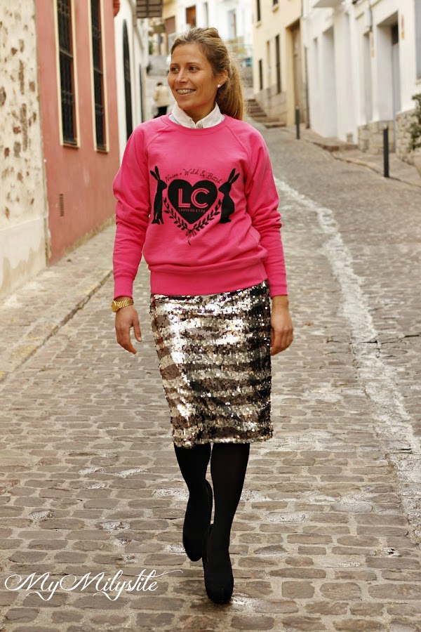 suéter-sport-ladycolette-falda-lentejuelas-compañiafantastica