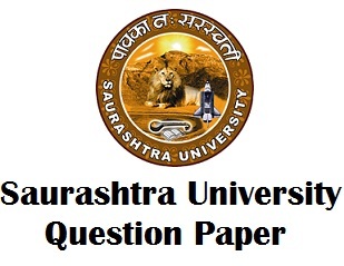 Saurashtra University Previous Years Question Papers PDF