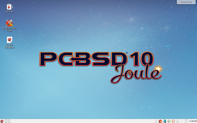 PC-BSD KDE Desktop - Initial impression