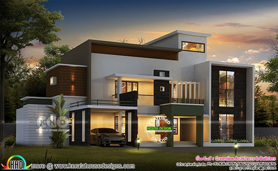 Contemporary style 3818 sq-ft 4 bedroom home
