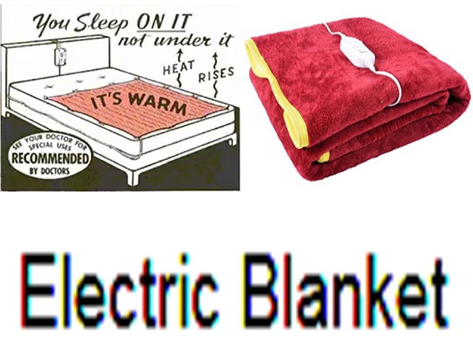 English makes easy... ELECTRIC BLANKETHOT DEAL OF TODAY