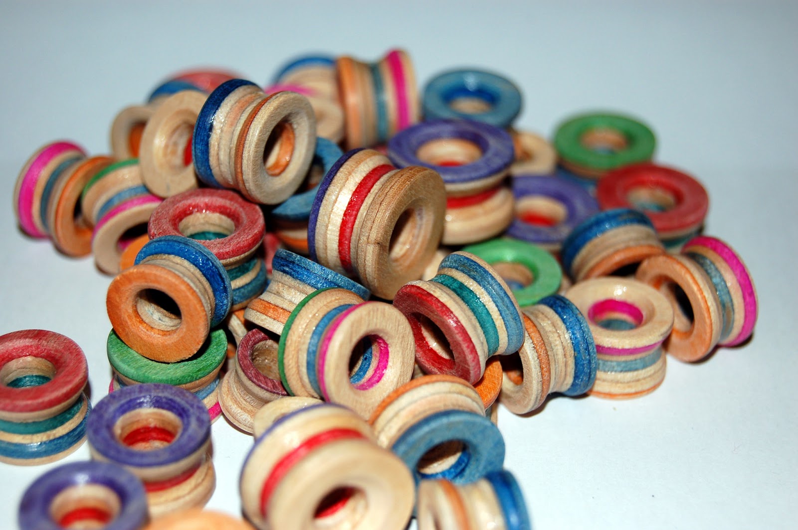 Skateboard Rings, Bracelets, Earrings Tunnel earrings small sizes