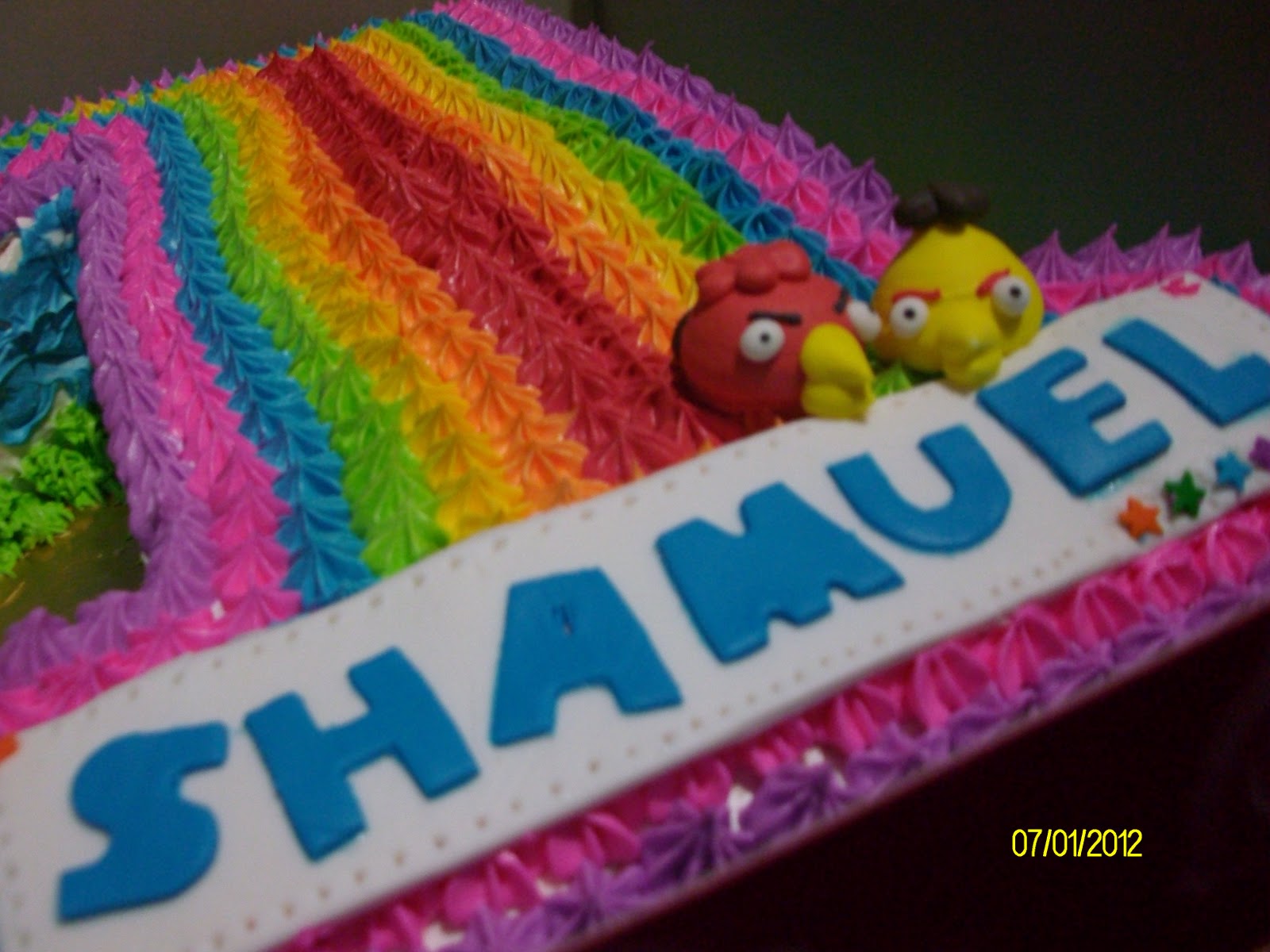 Number 1 Rainbow cake - Eira from Kajang... | Kitchen Project