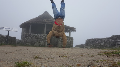 The handstand that I failed, which must have looked so painful that it solicited the attention of passer-by