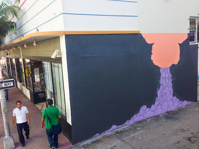 Street Art By Puerto Rican Artist JUFE in Miami For Art Basel 2013.