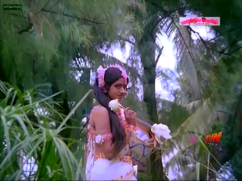 Actress Sridevi Hot Sexy GIF ImagesBest Navel & Cleavage Showing