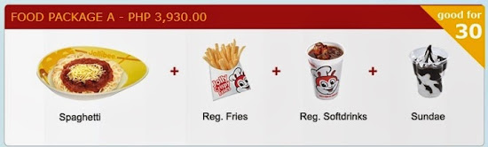 Jollibee Party Food Package A